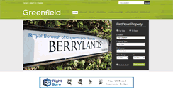 Desktop Screenshot of greenfield-property.co.uk